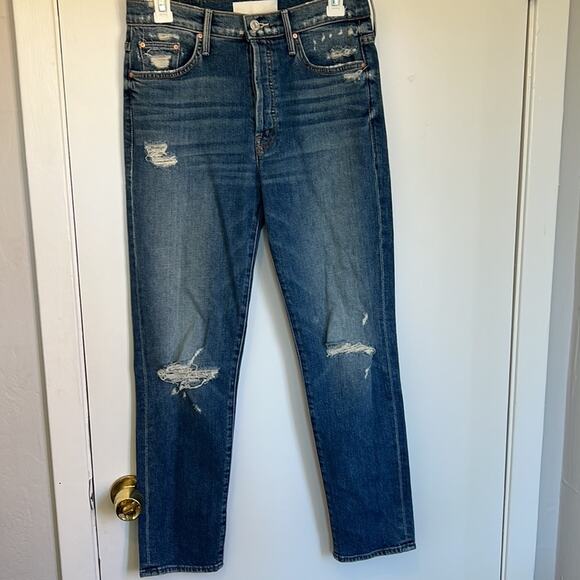 MOTHER Mother Superior The Trickster Ankle Jeans in On Holy Ground Size 26 - Picture 9 of 11
